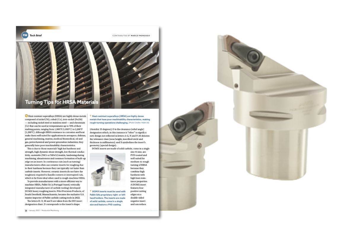 CNC Turning Tips for HRSA Materials